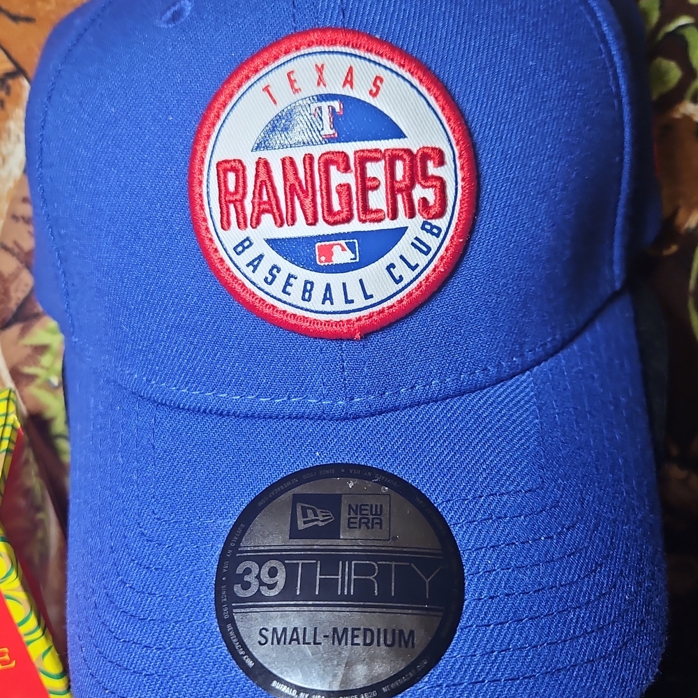 New Era Royal Blue Texas Rangers Cap